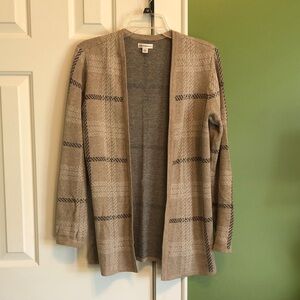 Plaid cardigan
